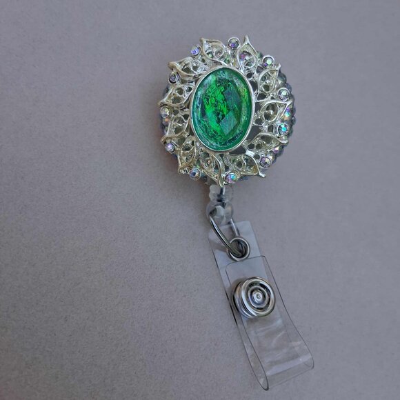 Badge Reel with Jewel - Picture 1 of 2